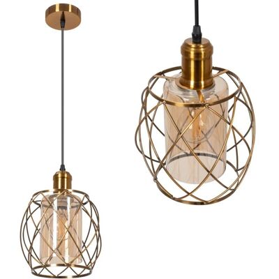 Toolight Gold Pendelleuchte - E27 - Deckenlampe Toolight Gold Pendelleuchte - E27 - Deckenlampe