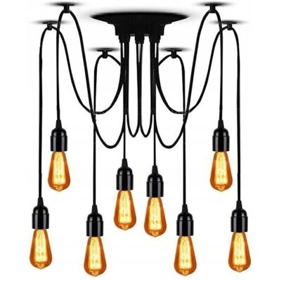 Toolight Schwarz/Gold Deckenlampe - E27, 6 Punkte - Modernes Design Toolight Schwarz/Gold Deckenlampe - E27, 6 Punkte - Modernes Design