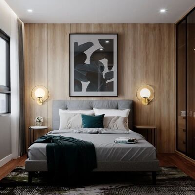 Toolight Lámpara de pared dorada - APP1153-1W - Luz de Pared Toolight Lámpara de pared dorada - APP1153-1W - Luz de Pared