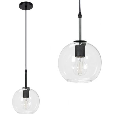 Toolight Black Pendant Lamp - E27 - Modern Design Toolight Black Pendant Lamp - E27 - Modern Design