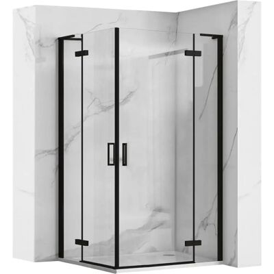 Rea HUGO BLACK 90x100mm Cabina de Ducha - Cabina de Ducha Rea HUGO BLACK 90x100mm Cabina de Ducha - Cabina de Ducha