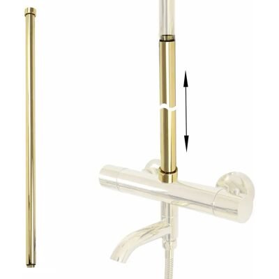 Rea Extension For Bathtub and Shower Set Gold - 60cm Rea Extension For Bathtub and Shower Set Gold - 60cm