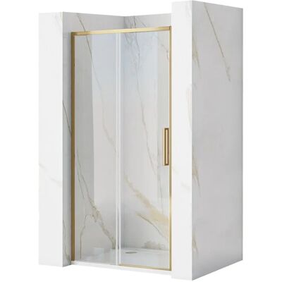 Rea - Porta doccia oro 100 - Facile da pulire, scorrevole, impermeabile Rea - Porta doccia oro 100 - Facile da pulire, scorrevole, impermeabile
