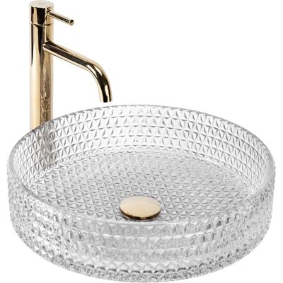 Rea Cristal Transparent 39 - Washbasin Rea Cristal Transparent 39 - Washbasin