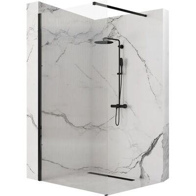Rea Aero Intimo Black Mat 100 - Panel de ducha Rea Aero Intimo Black Mat 100 - Panel de ducha