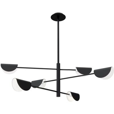 Toolight - Schwarze Pendelleuchte - APP1261-6CP - Deckenleuchte Toolight - Schwarze Pendelleuchte - APP1261-6CP - Deckenleuchte