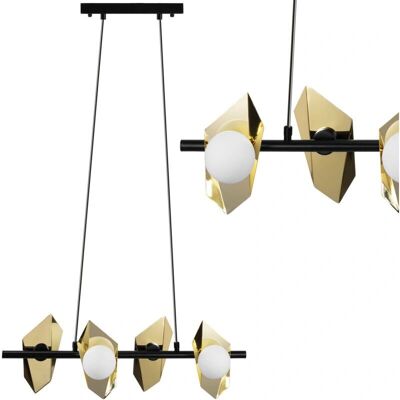 Toolight Black Gold Ceiling Light - 4 Light Points Toolight Black Gold Ceiling Light - 4 Light Points