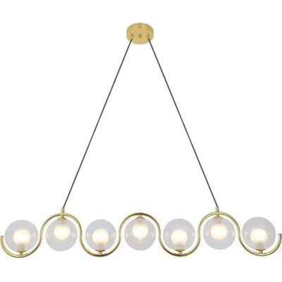 Toolight Gold Deckenpendellampe - Modell APP1441-7CP Toolight Gold Deckenpendellampe - Modell APP1441-7CP