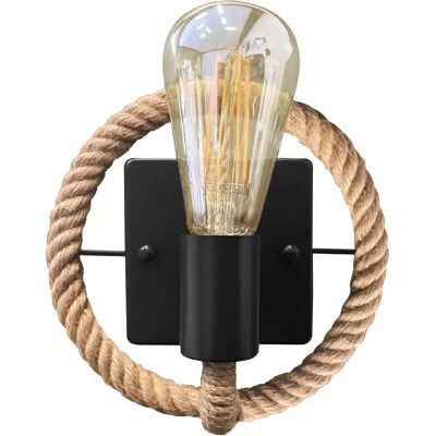 TOOLIGHT APP1465-1W Wandleuchte - Höhenverstellbar - E27 - Schwarz/Braun TOOLIGHT APP1465-1W Wandleuchte - Höhenverstellbar - E27 - Schwarz/Braun