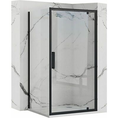 Mampara de ducha REA Rapid Swing Black 120x80 Mampara de ducha REA Rapid Swing Black 120x80