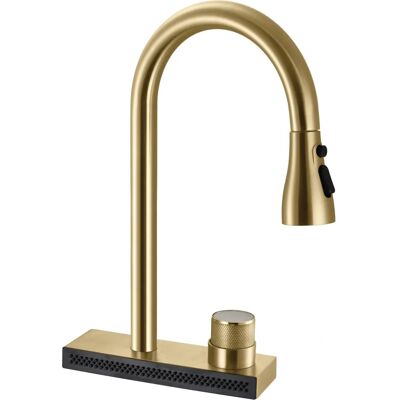 REA Conor Gold Kitchen Faucet - Ceramic Cartridge, PVD Finish REA Conor Gold Kitchen Faucet - Ceramic Cartridge, PVD Finish