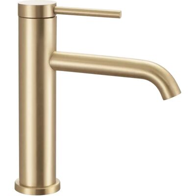 Rea Clif Gold Bathroom Faucet - Modern Brass, Easy to Clean, 5-Year Warranty Rea Clif Gold Bathroom Faucet - Modern Brass, Easy to Clean, 5-Year Warranty