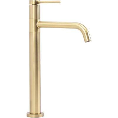 REa Lugano Slim Brush Gold High - Bathroom Faucet REa Lugano Slim Brush Gold High - Bathroom Faucet