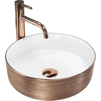 Rea Sami Rose Gold Modern Pesuallas - Kylpyhuoneen pesuallas Rea Sami Rose Gold Modern Pesuallas - Kylpyhuoneen pesuallas
