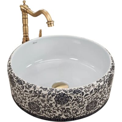 Rea Florisa Washbasin - Modern Ceramic Sink for Bathroom Rea Florisa Washbasin - Modern Ceramic Sink for Bathroom