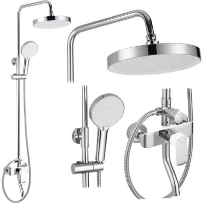Set sprch Rea Bloom bílý chrom - Typ sprchy Set sprch Rea Bloom bílý chrom - Typ sprchy
