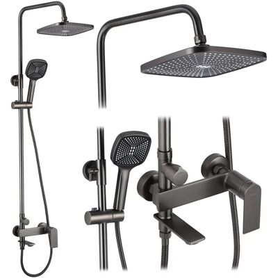 Rea Storm Titanium Shower Set - Shower Set Rea Storm Titanium Shower Set - Shower Set