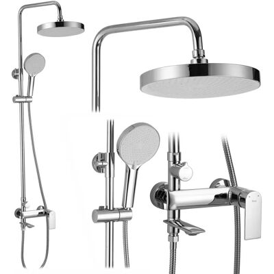 Rea Veneta Chrome Shower Set - Safety & Durability Rea Veneta Chrome Shower Set - Safety & Durability