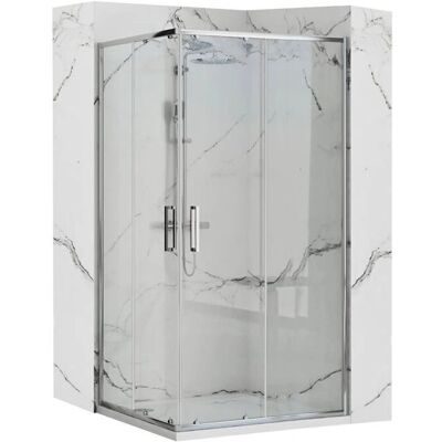 REA Punto 80x100 Chrom Kabina Prysznicowa - Kabina Prysznicowa REA Punto 80x100 Chrom Kabina Prysznicowa - Kabina Prysznicowa