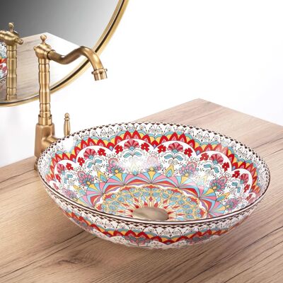 Rhea Peru Lavabo Moderno Multicolore - Accessori Bagno Rhea Peru Lavabo Moderno Multicolore - Accessori Bagno