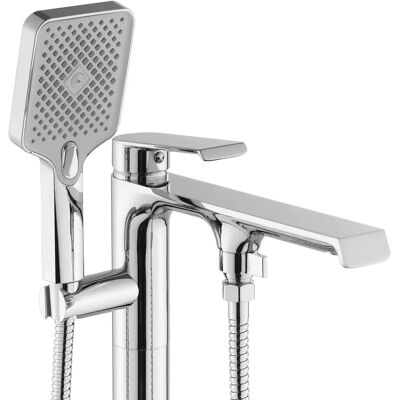 REA Floor-mounted Bathtub Faucet - Chrome REA Floor-mounted Bathtub Faucet - Chrome