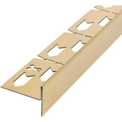 REA - Barra de ducha 140CM oro cepillado - Accesorio para plato de ducha REA - Barra de ducha 140CM oro cepillado - Accesorio para plato de ducha