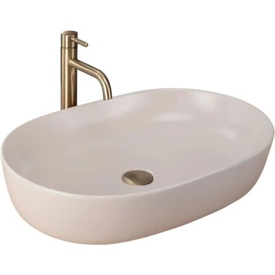 REa cleo 61 beige mate - lavabo de encimera REa cleo 61 beige mate - lavabo de encimera