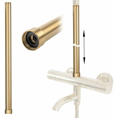 Rea Set Vasca e Doccia Spazzola - Oro - 50cm Rea Set Vasca e Doccia Spazzola - Oro - 50cm