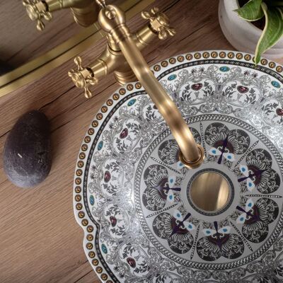 REA Asanti Wandwaschbecken - Keramik, 425mm, Weiß - Lavabo REA Asanti Wandwaschbecken - Keramik, 425mm, Weiß - Lavabo