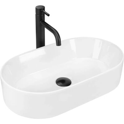 RELAY 50cm Keramik Waschbecken - Wandmontage RELAY 50cm Keramik Waschbecken - Wandmontage