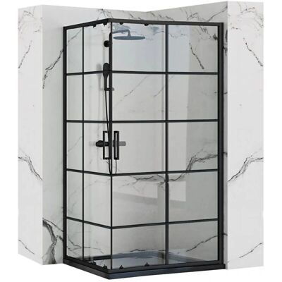 Rea Concept Czarny 80x100 Kabina Prysznicowa - Kabina Prysznicowa Rea Concept Czarny 80x100 Kabina Prysznicowa - Kabina Prysznicowa