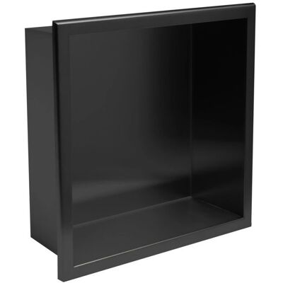REA Estantería de baño 30x30 Negro - Estante de baño REA Estantería de baño 30x30 Negro - Estante de baño