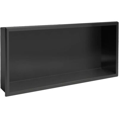 REA Edelstahl Badezimmerregal - Schwarz 30x60 - Badregal REA Edelstahl Badezimmerregal - Schwarz 30x60 - Badregal