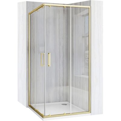 REA - 90x90 rohovy kabina prysznicowa - Elegancki design REA - 90x90 rohovy kabina prysznicowa - Elegancki design