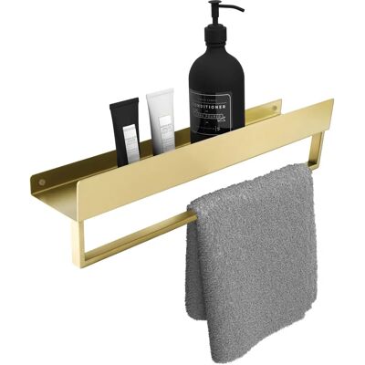 REA - Kylpyhuonehylly SF01 - 450mm - Kulta - Harjattu - Moderni tyyli REA - Kylpyhuonehylly SF01 - 450mm - Kulta - Harjattu - Moderni tyyli