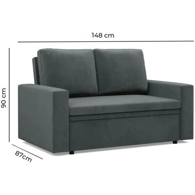 Höffner Neo 2-Sitzer Sofa - Moderner Kompakter Stil Höffner Neo 2-Sitzer Sofa - Moderner Kompakter Stil