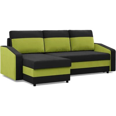 Mebligo - Orion - Czarny - Zielony - Sofa bed Mebligo - Orion - Czarny - Zielony - Sofa bed