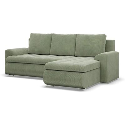 Mebligo - Foresta - Smaragdowy - Prawa - Sofa rozkładana Mebligo - Foresta - Smaragdowy - Prawa - Sofa rozkładana