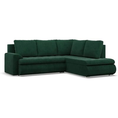 Mebligo - Droite - Zieleń oliwna - 4 miejsca - Sofa z funkcją spania Mebligo - Droite - Zieleń oliwna - 4 miejsca - Sofa z funkcją spania