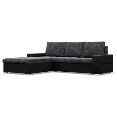 Mebligo - Aurora - Czarny - Lewo - Sofa rozkładana Mebligo - Aurora - Czarny - Lewo - Sofa rozkładana