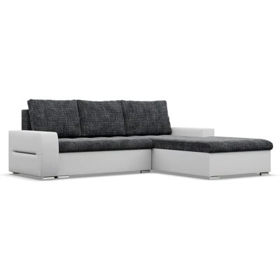 Mebligo - Droite - Szary - Czarny - Sofa Mebligo - Droite - Szary - Czarny - Sofa