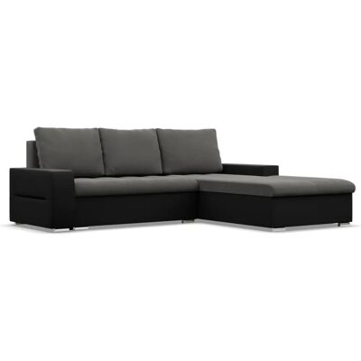 Mebligo - Aurora - Czarny - Aksamit - Sofa Mebligo - Aurora - Czarny - Aksamit - Sofa