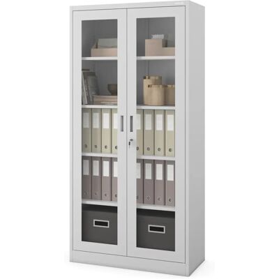 JAN NOWAK - AMELIA - Gris RAL 7035 - 185x90x40 - Wardrobe - Publicité JAN NOWAK - AMELIA - Gris RAL 7035 - 185x90x40 - Wardrobe - Publicité