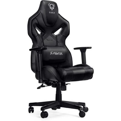 DCR Diablo X-Fighter Gaming Stuhl - Ergonomisch, Leder, Atmungsaktiv, Verstellbar - Gaming Stuhl DCR Diablo X-Fighter Gaming Stuhl - Ergonomisch, Leder, Atmungsaktiv, Verstellbar - Gaming Stuhl