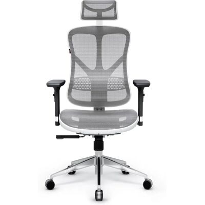 Chaise de jeu Diablo V-Basic blanc et gris - Gaming Chair Chaise de jeu Diablo V-Basic blanc et gris - Gaming Chair