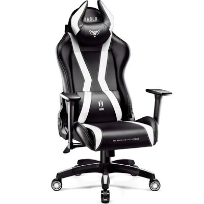 Diablo Chairs Diablo X-Horn 2.0 Ergonomischer Gaming-Stuhl - Schwarz & Weiß Diablo Chairs Diablo X-Horn 2.0 Ergonomischer Gaming-Stuhl - Schwarz & Weiß