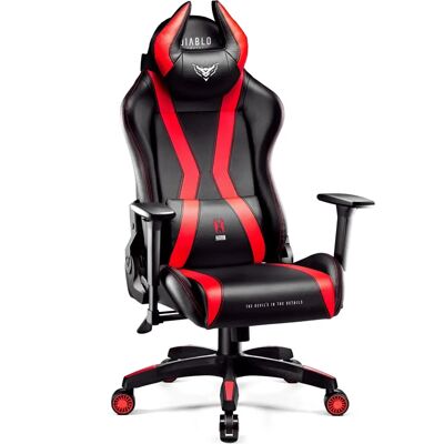 Diablo Chairs X-Horn 2.0 - Chaise de Jeu Ergonomique - Noir et Rouge Diablo Chairs X-Horn 2.0 - Chaise de Jeu Ergonomique - Noir et Rouge