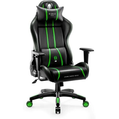 Diablo X-One 2.0 Ergonomischer Gaming-Stuhl - Schwarz & Grün Diablo X-One 2.0 Ergonomischer Gaming-Stuhl - Schwarz & Grün