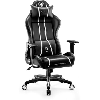 Chaise de Jeu Diablo X-One 2.0 - Noir-blanc - Design ergonomique Chaise de Jeu Diablo X-One 2.0 - Noir-blanc - Design ergonomique