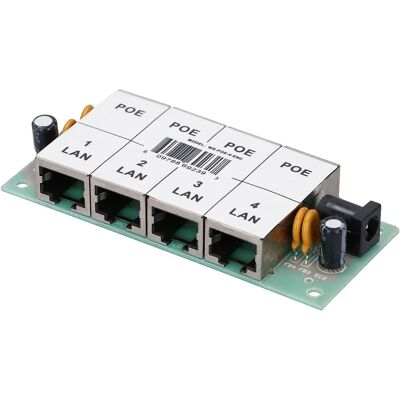 Extralink EX.2022 PoE-Adapter - 4 Port - 48 V Ethernet Extralink EX.2022 PoE-Adapter - 4 Port - 48 V Ethernet